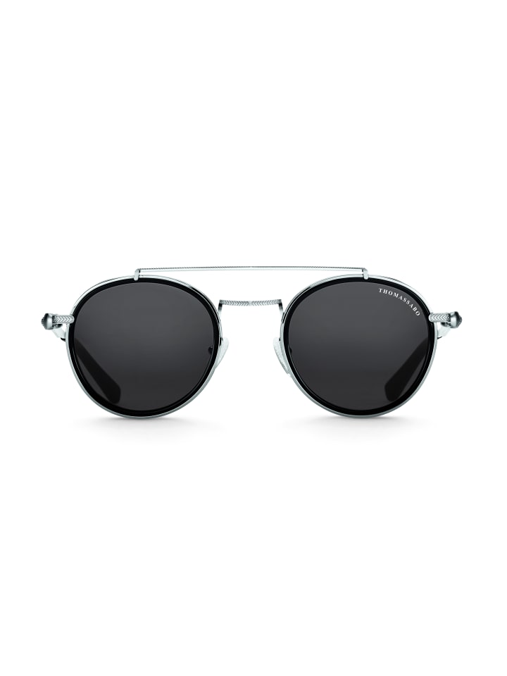 Thomas Sabo Sonnenbrille in silber, schwarz günstig kaufen onesize