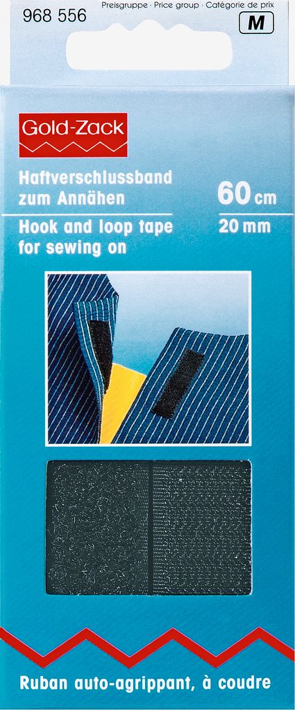 Velcro para costura 20mm preto