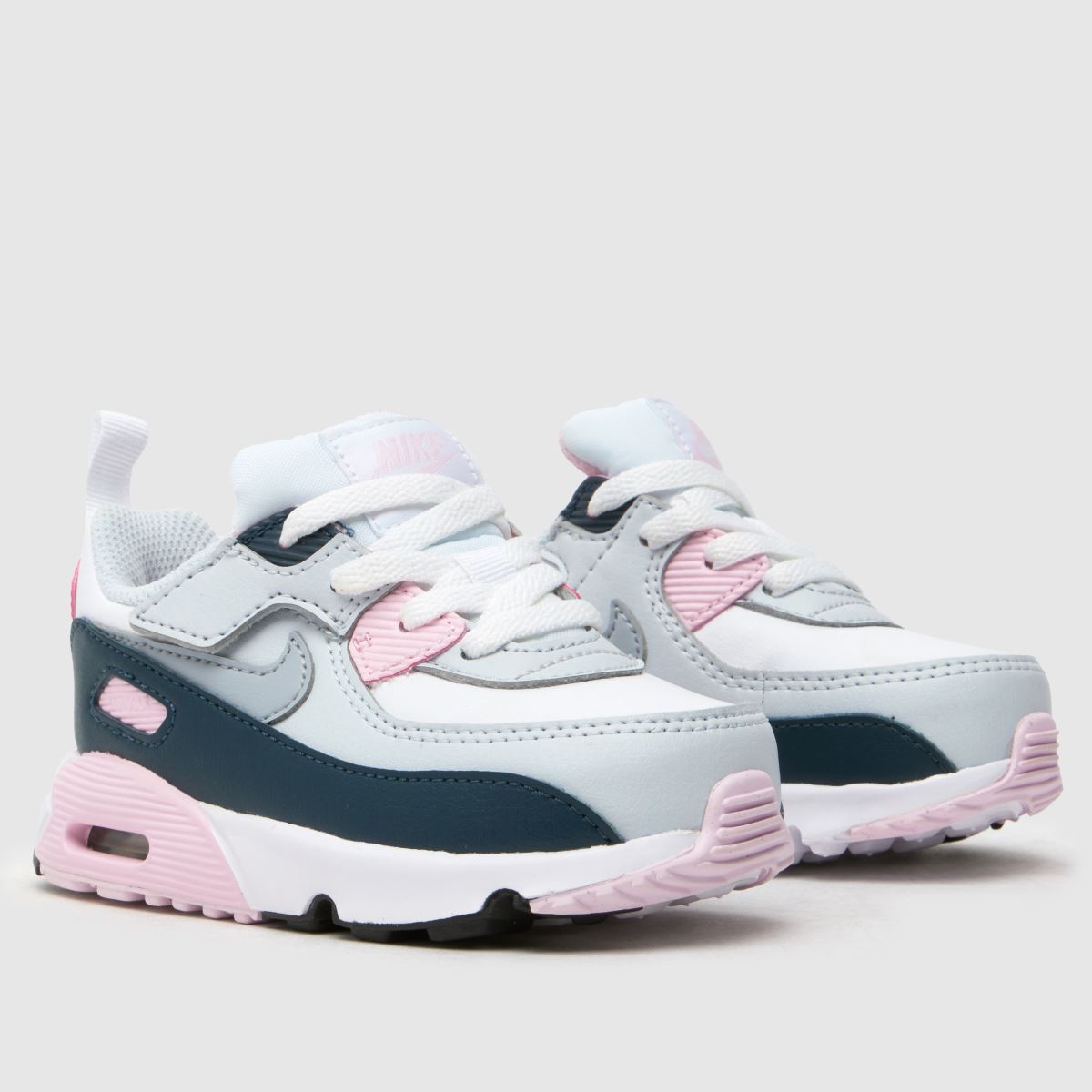 Nike vita multifärgade Air Max 90 easyon flickor småbarnsskor