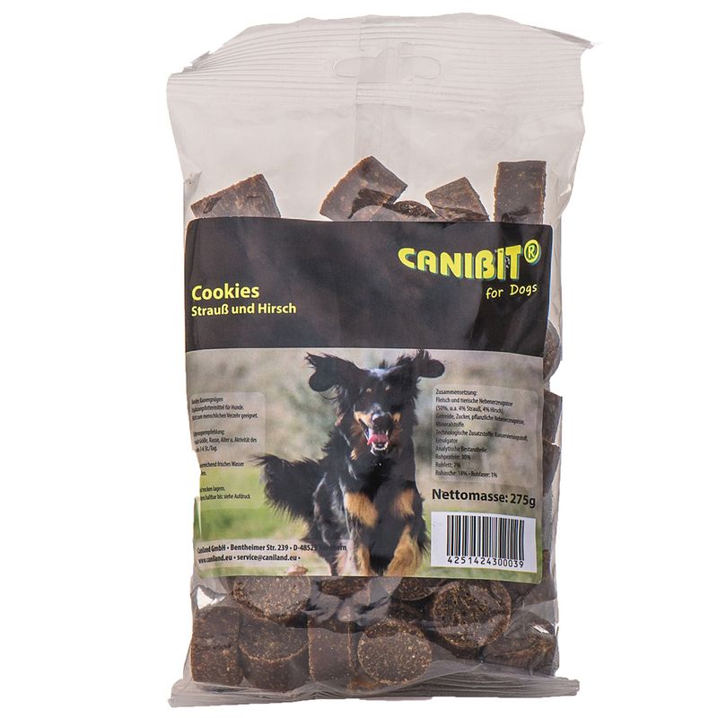Caniland Cookies mit Strauß- und Hirsch
