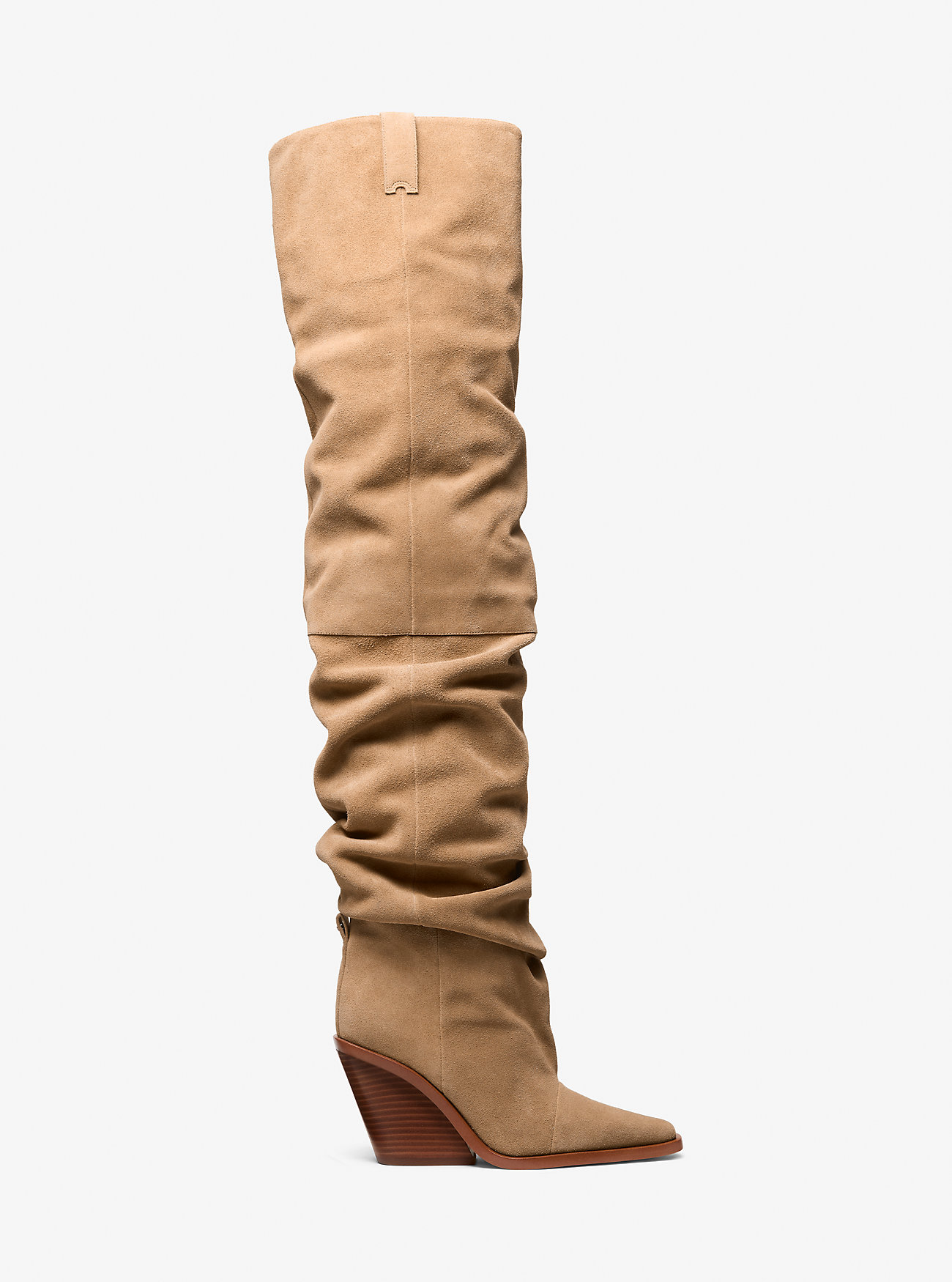 Noemie Suede Over-the-Knee Boot - HUSK
