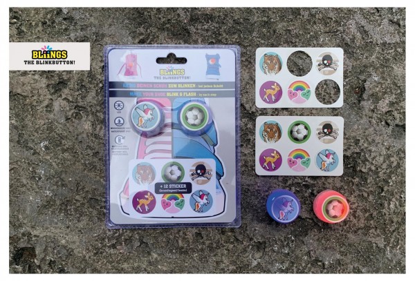 BLiiNGS ~ LED-Blinkbutton ~ 2er-Set