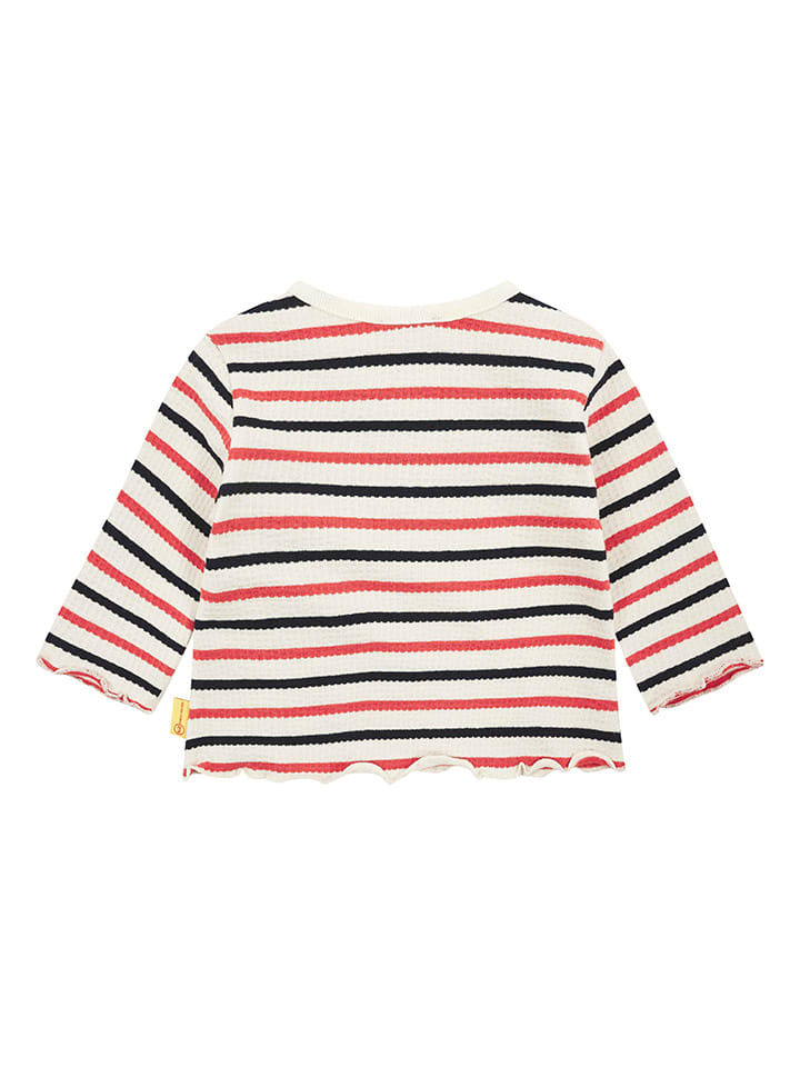 Steiff Longsleeve in Creme/ Rot/ Schwarz günstig kaufen
