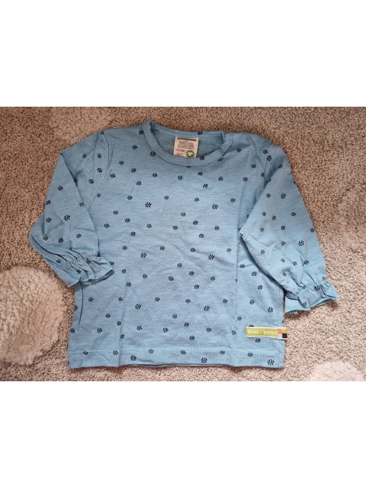 loud   proud Bluse in Hellblau günstig kaufen 74/80