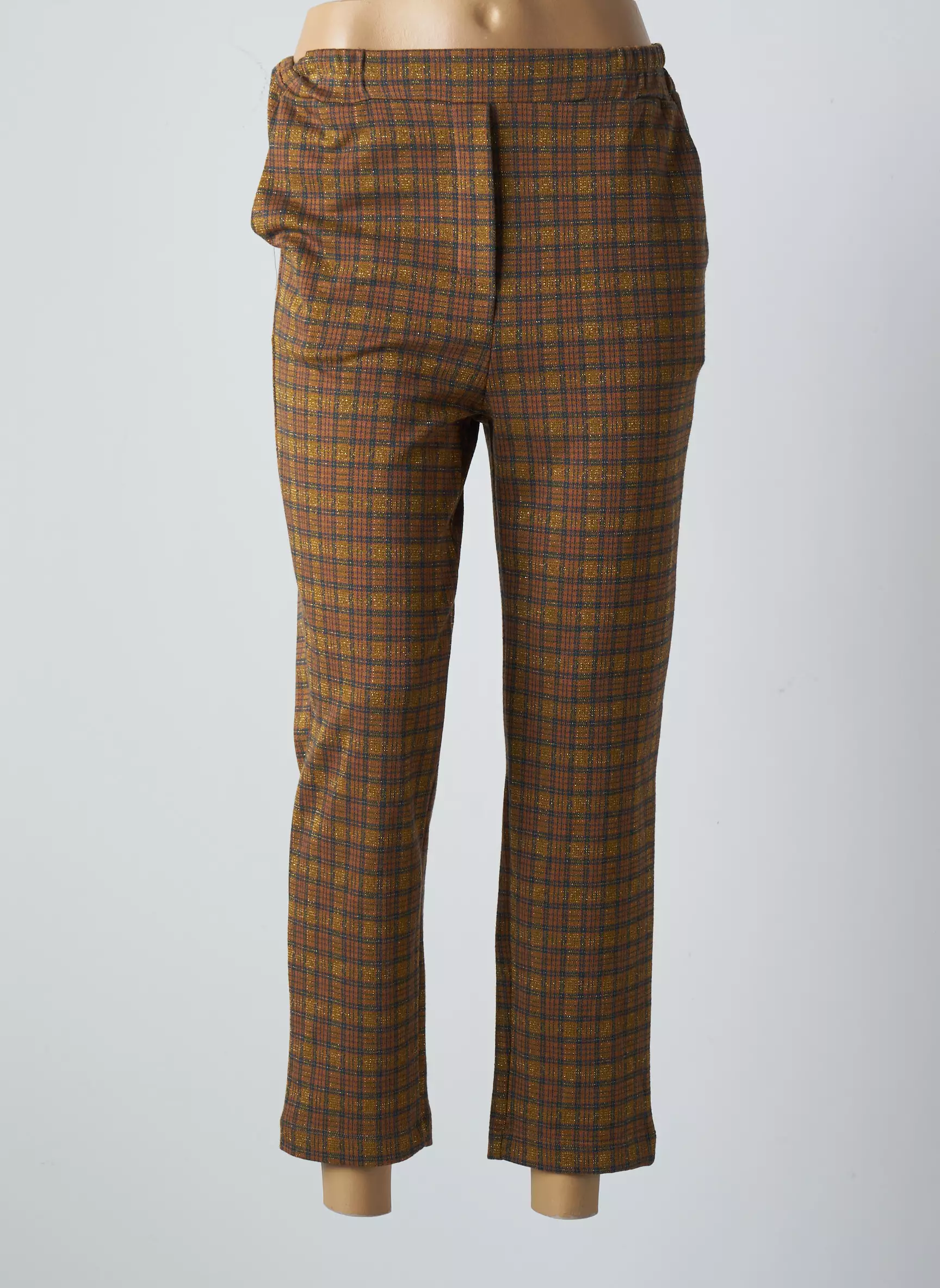 Pako Litto Pantalon7 8 Femme couleur marron