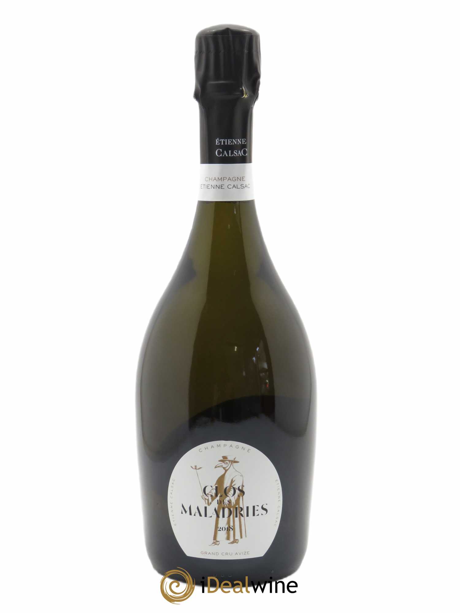 Clos des Maladries Grand Cru Extra Brut Etienne Calsac  2018 - Lot de 1 Bouteille