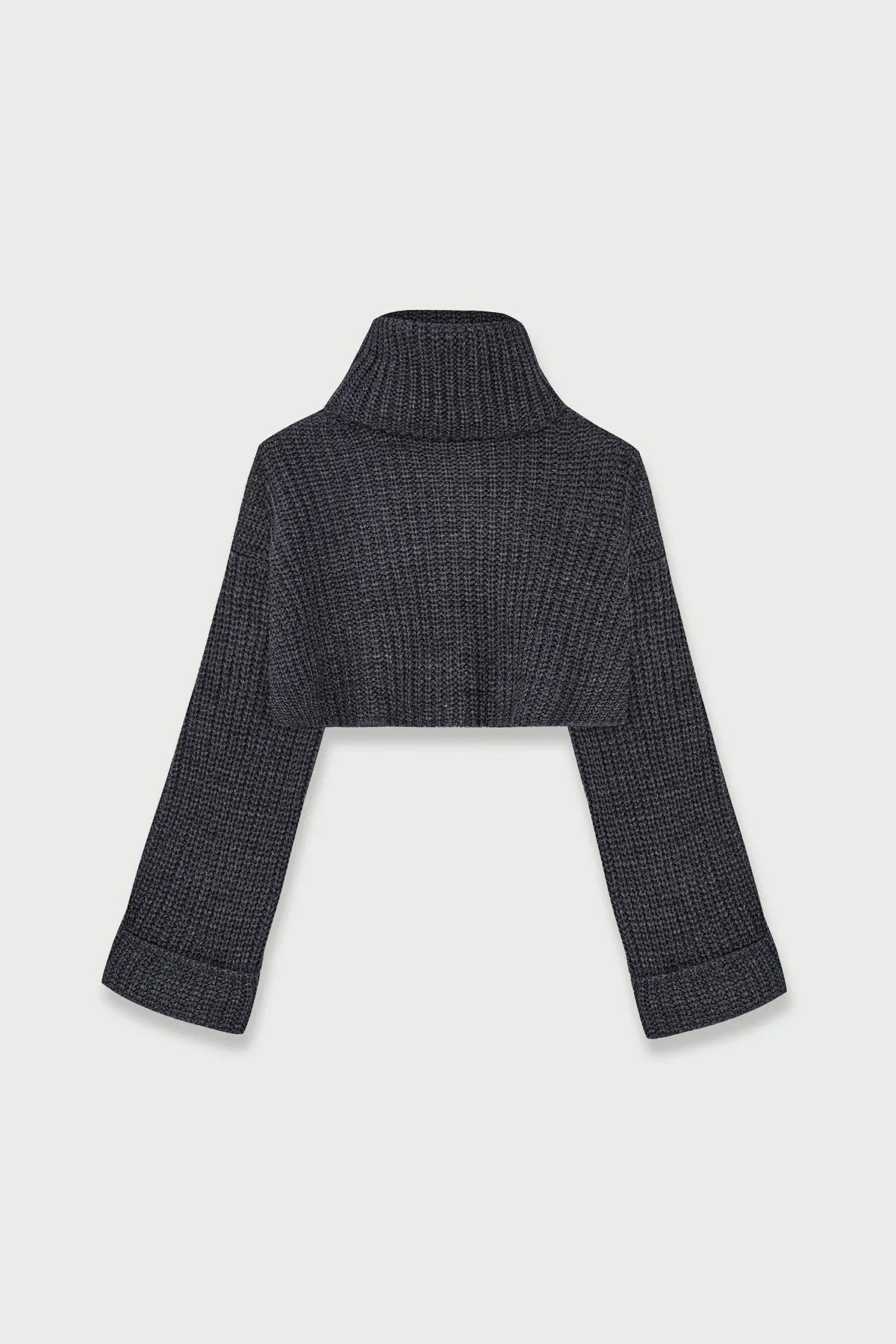 VATKALI  Rollkragenpullover in Grau