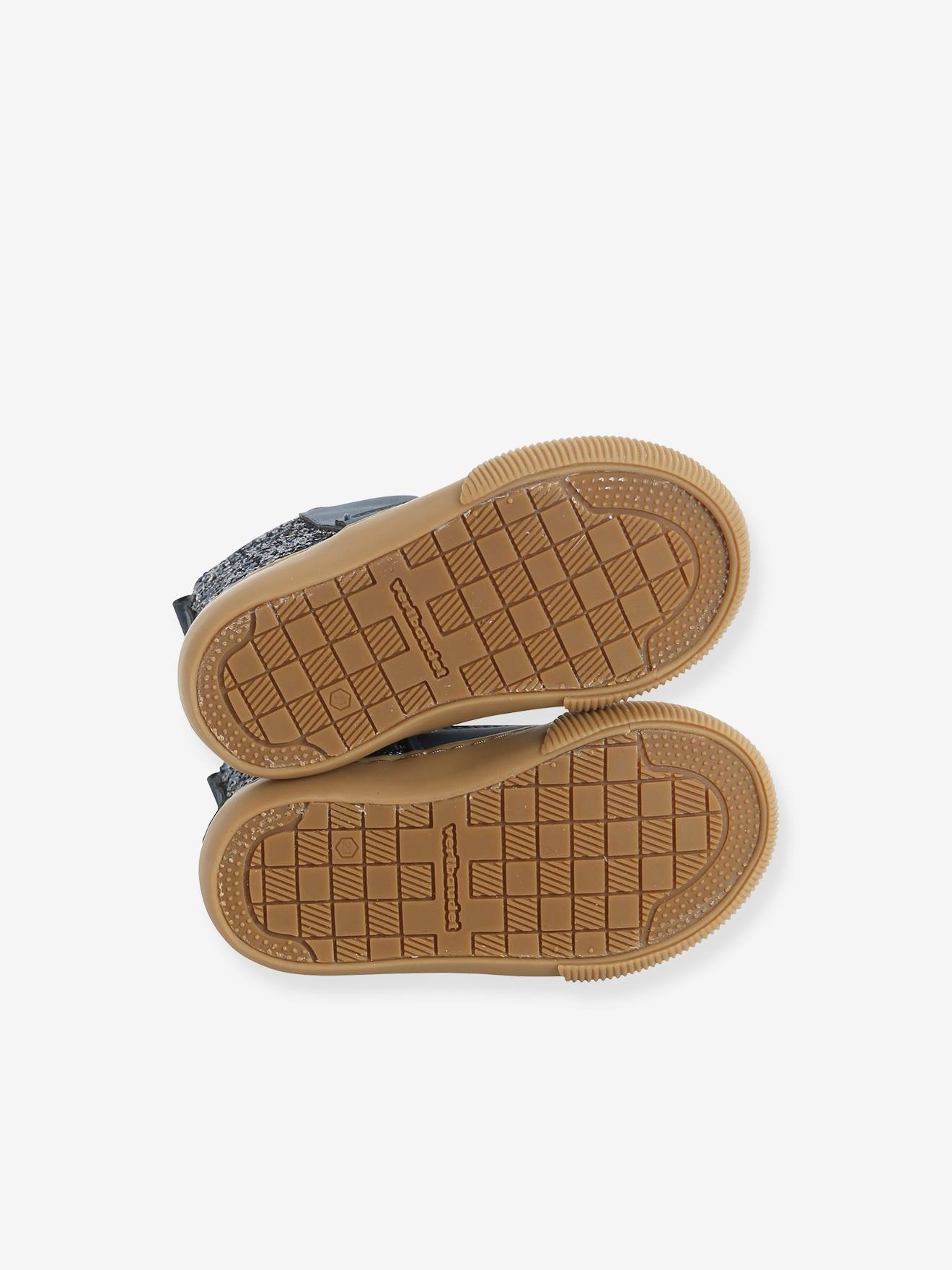 Boots fantaisie zippées bébé fille marine