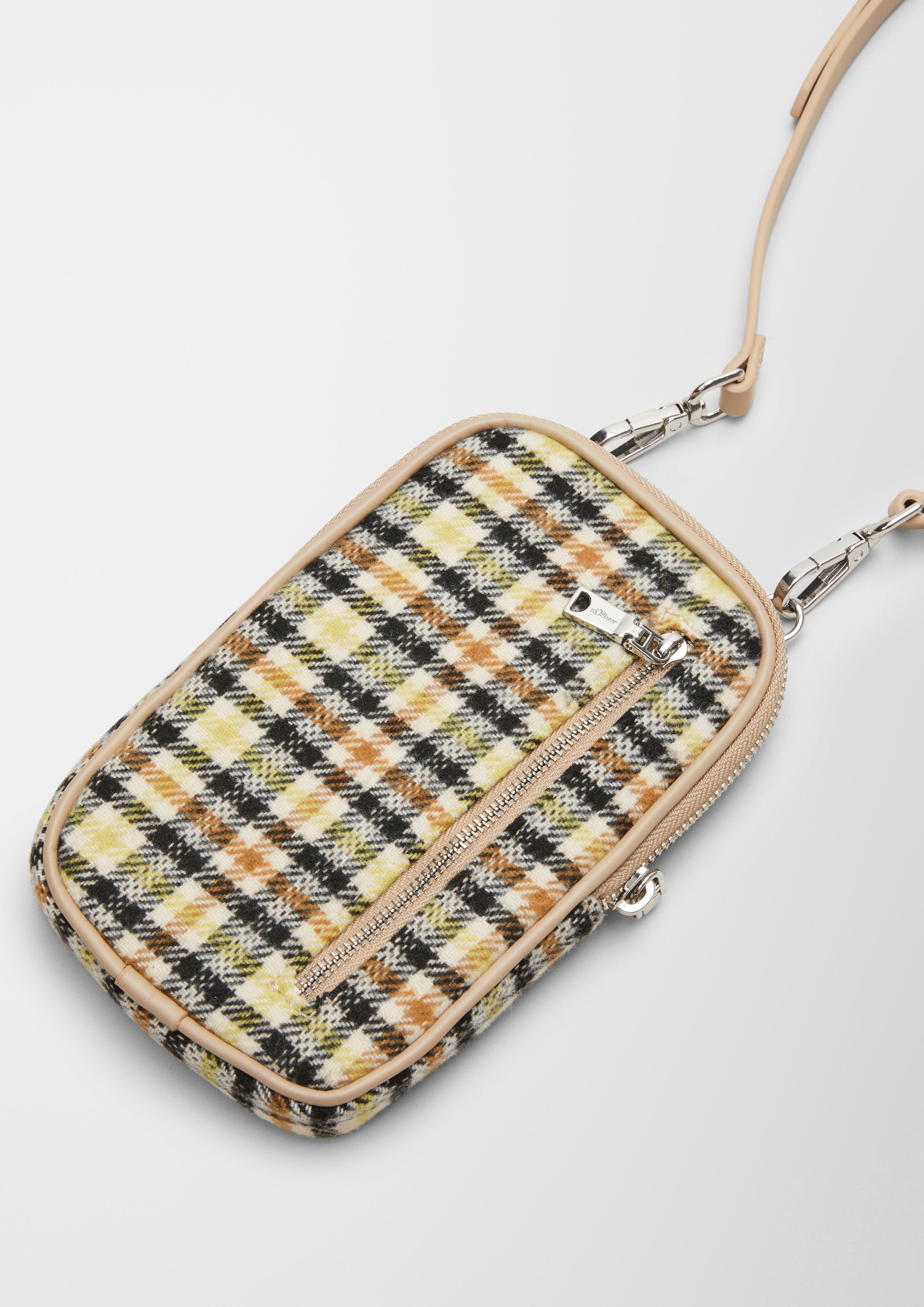 Handytasche in karierter Musterung  2122238-99N2