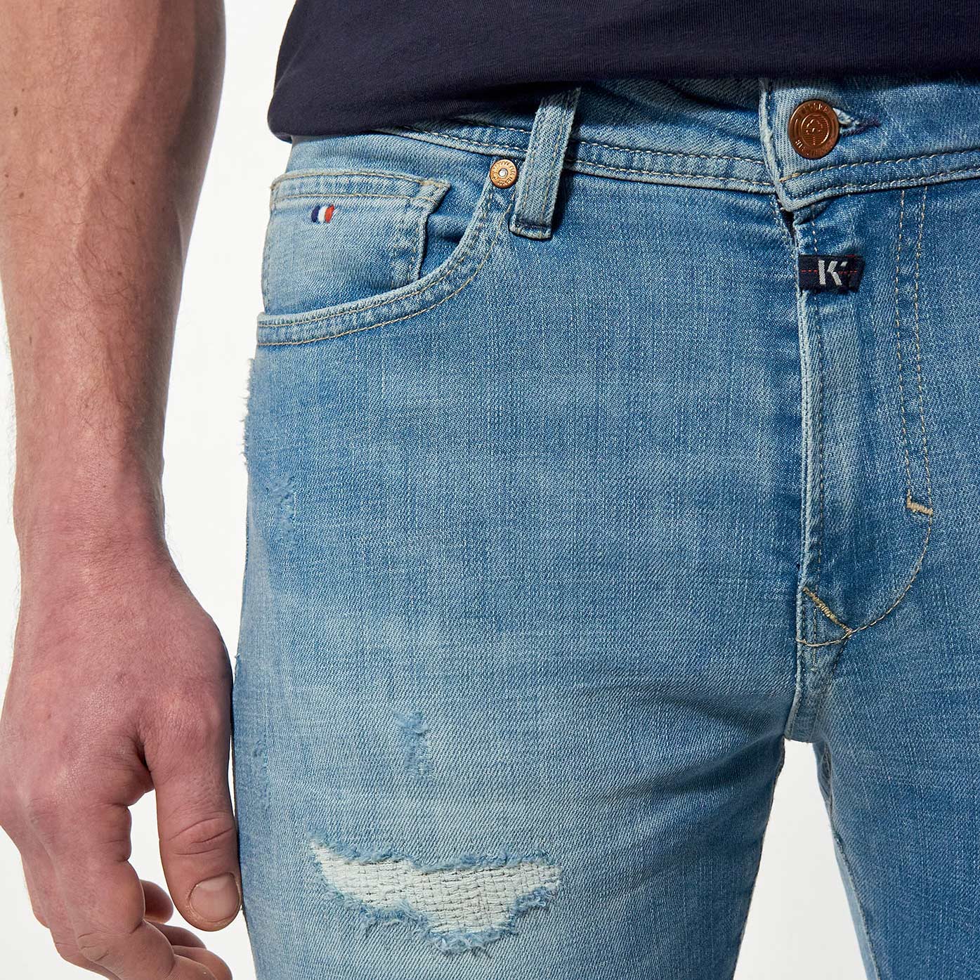 DADAS  Jeans skinny bleu clair Homme