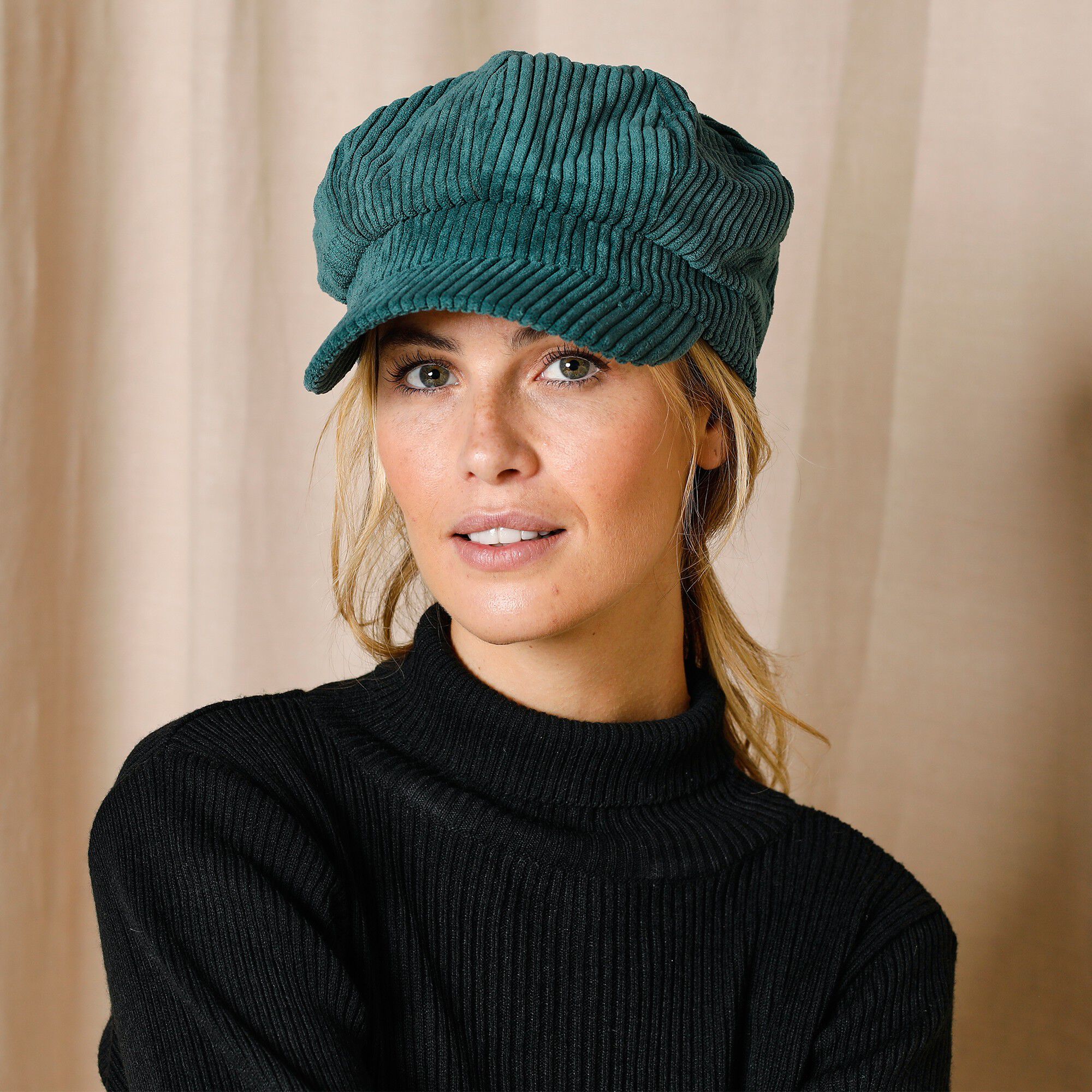 Casquette velours réglable