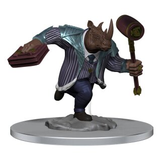 Magic the Gathering Miniaturen unbemalt 2er-Pack Freelance Muscle and Rhox Pummeler