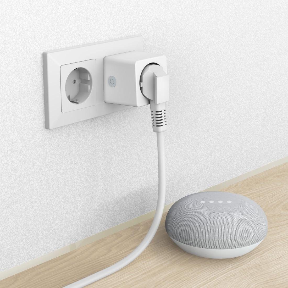 Hama WLAN-Steckdose WiFi-Steckdose, klein, quadratisch, 3er-Pack (00176571), 3er-Pack