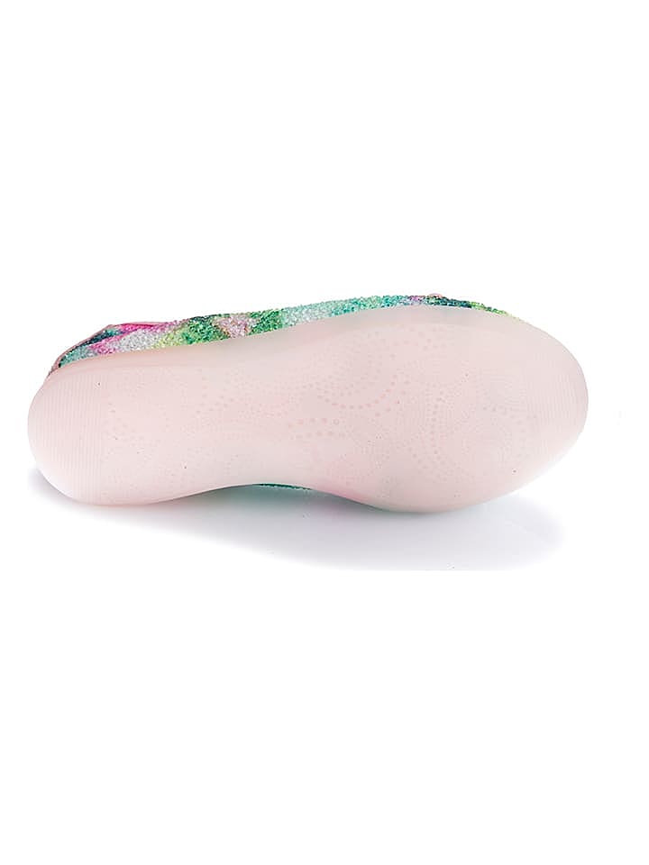 Pablosky Spangenballerinas in Grün/ Rosa günstig kaufen 34
