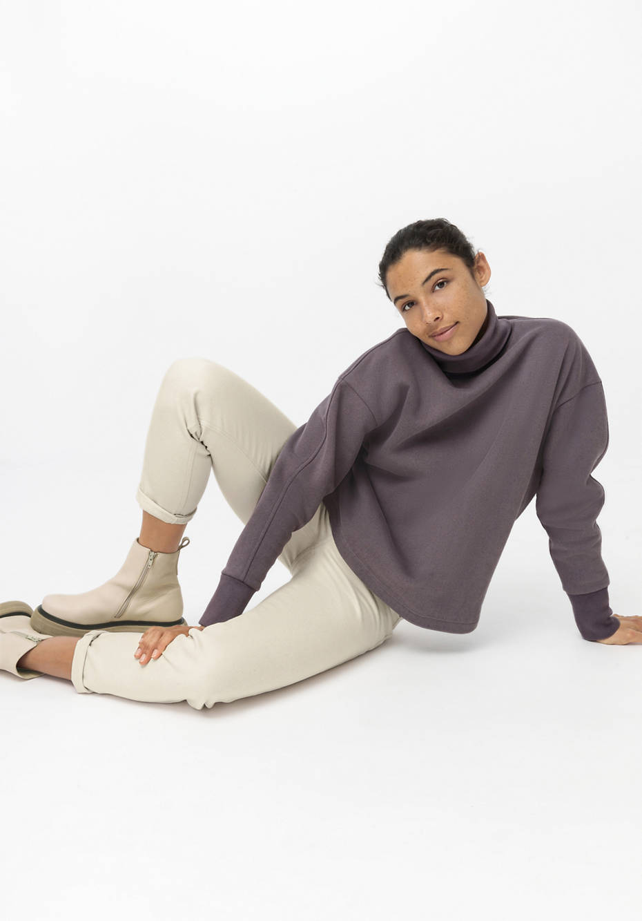 Sweatshirt BetterRecycling aus reiner Bio-Baumwolle