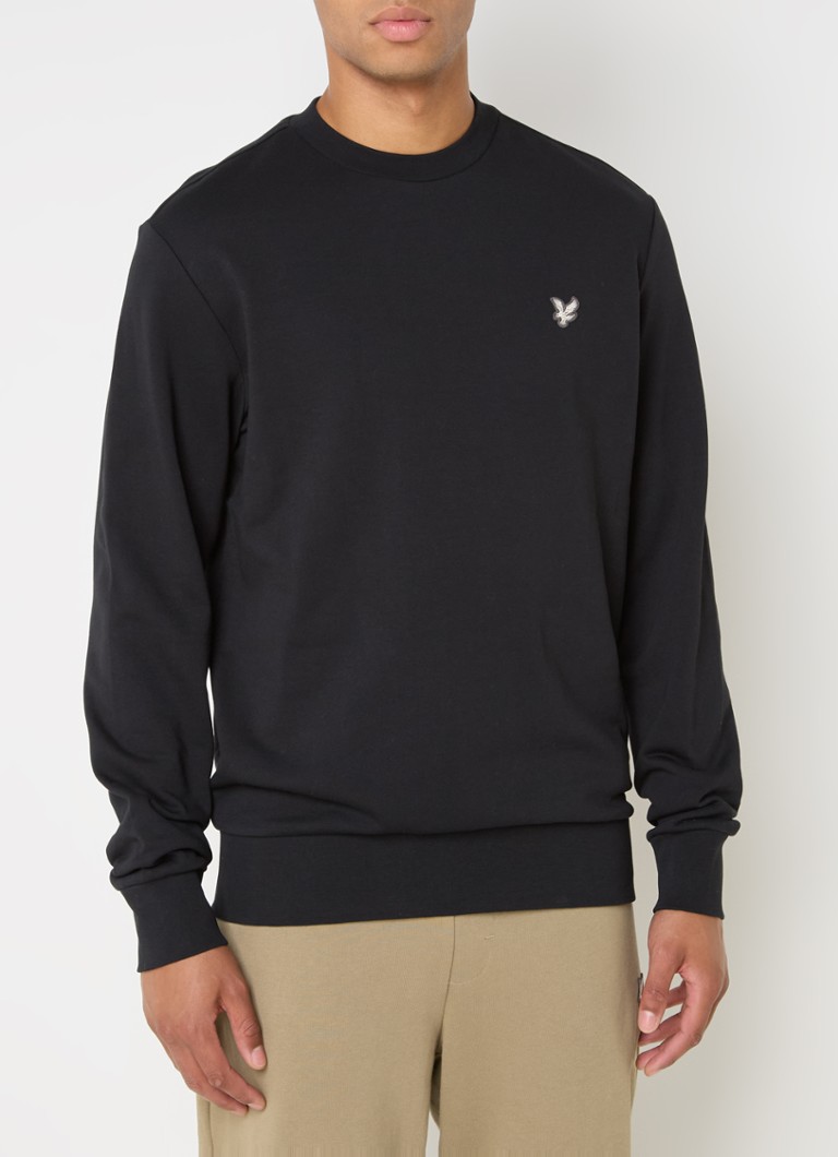 Lyle & Scott organic cotton sweater with logo embroidery