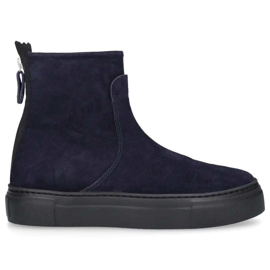 AGL Attilio Giusti Leombruni - Klassische Stiefeletten MEGHAN BOOTIE Veloursleder - blau