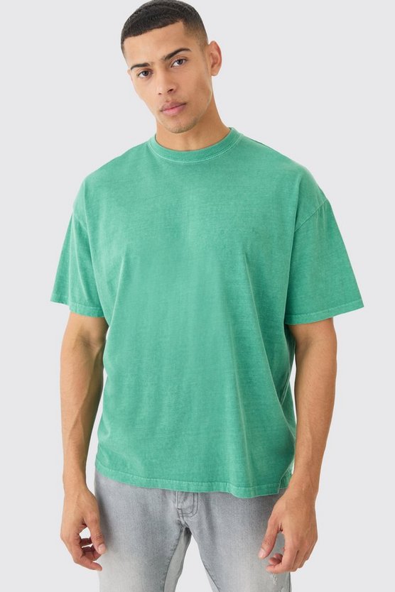 Oversize T-Shirt mit Keilabsatz