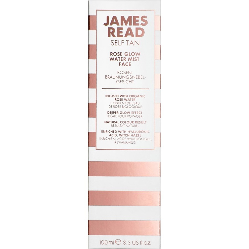 James Read Rose Glow Water Mist Face auto-bronzant