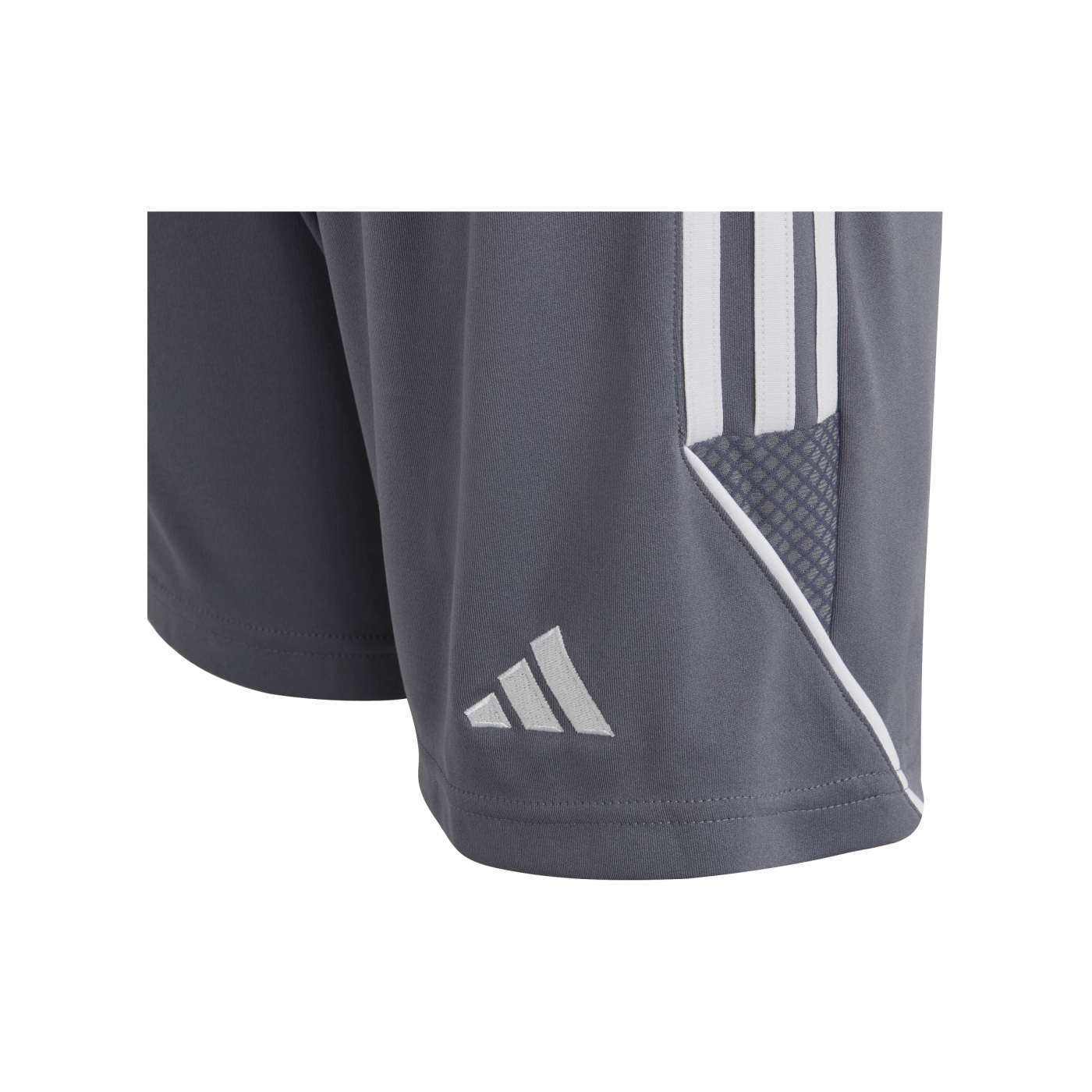 adidas Tiro 23 Short Kids Grau Weiss