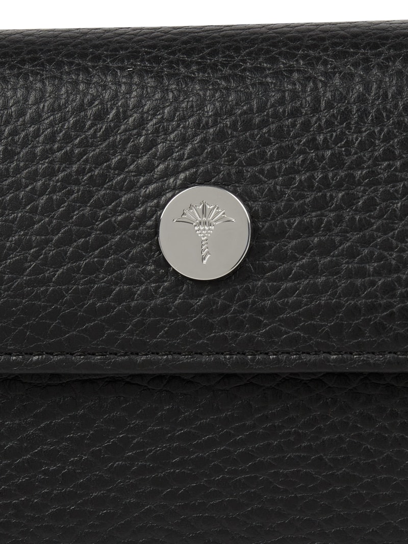 Portemonnaie in Leder-Optik Modell 'Chiara' - RFID-blocking in schwarz