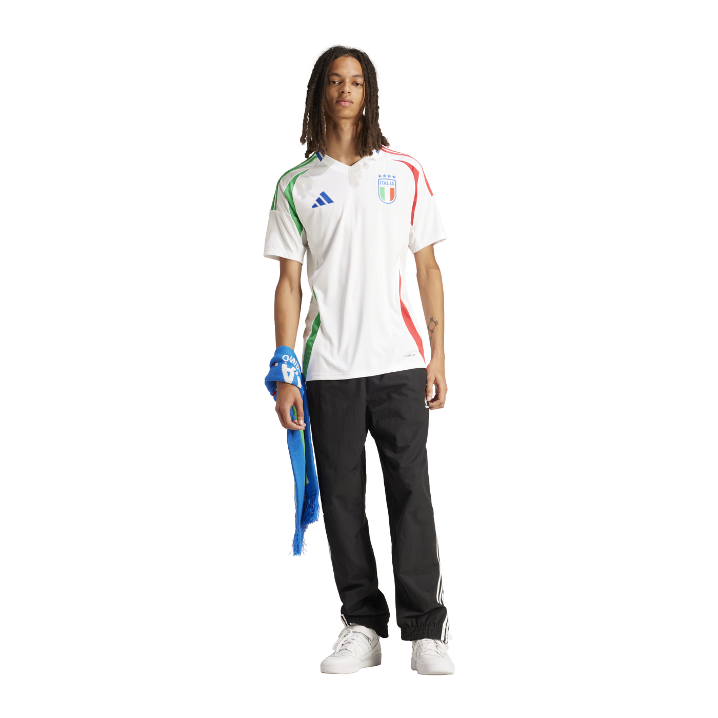 adidas Italien Trikot Away EM 2024 Weiss