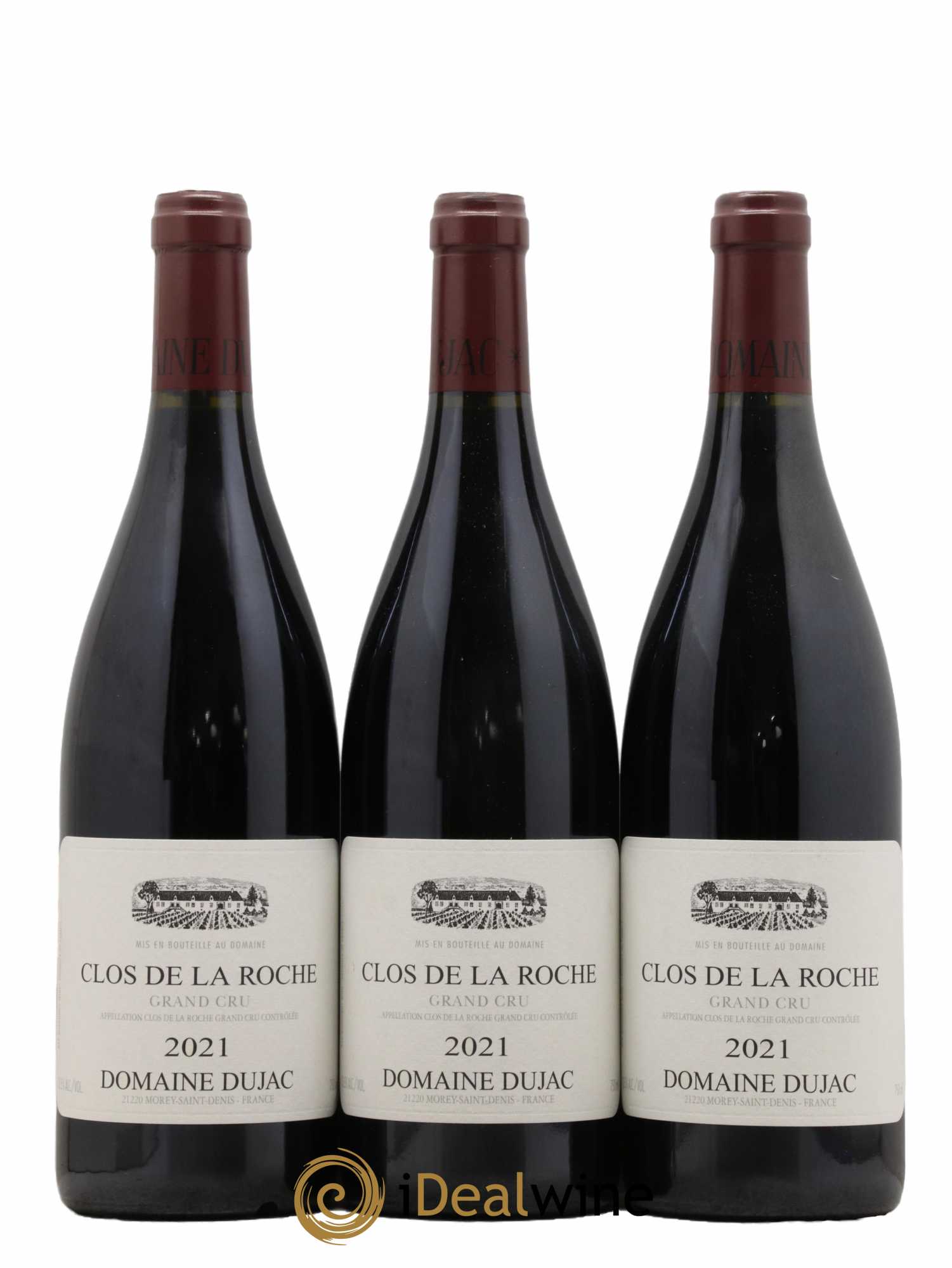 Clos de la Roche Grand Cru Dujac (Domaine)  2021 - Lot de 3 Bouteilles