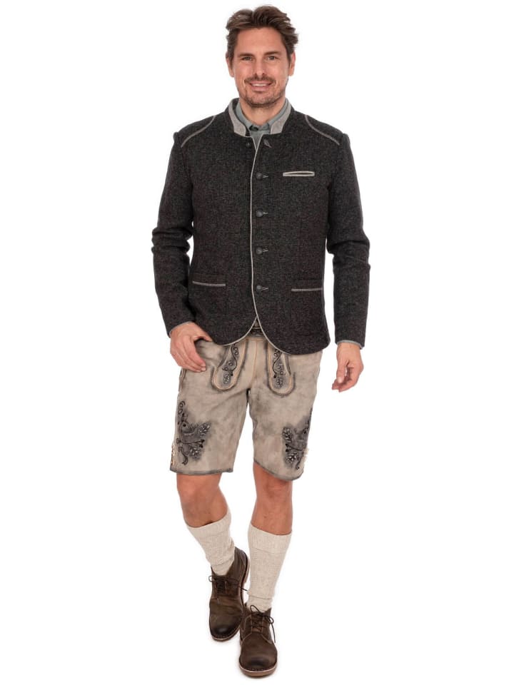 Spieth & Wensky Walkjacke DARWIN in anthrazit günstig kaufen