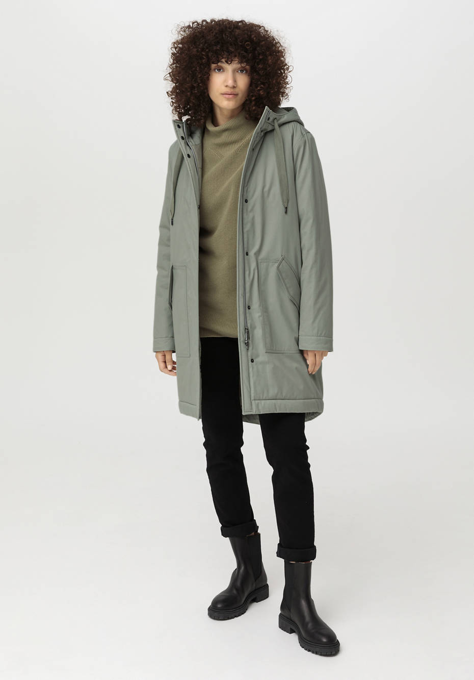 Parka Nature Shell aus reiner Bio-Baumwolle