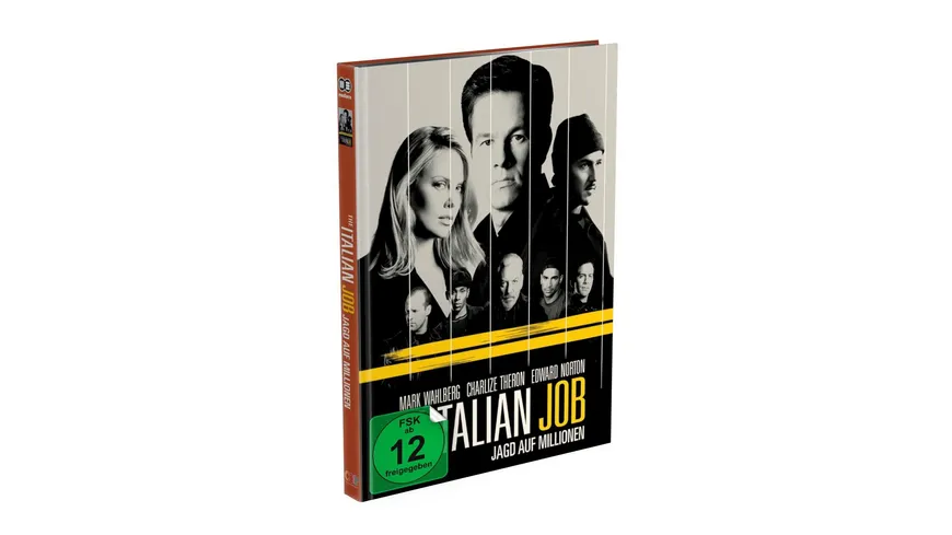 THE ITALIAN JOB – Jagd auf Millionen - 2-Disc Mediabook Cover B (Blu-ray + DVD) Limited 500 Edition – Uncut