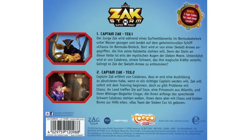 (1)Original Hörspiel z.TV-Serie-Captain Zak