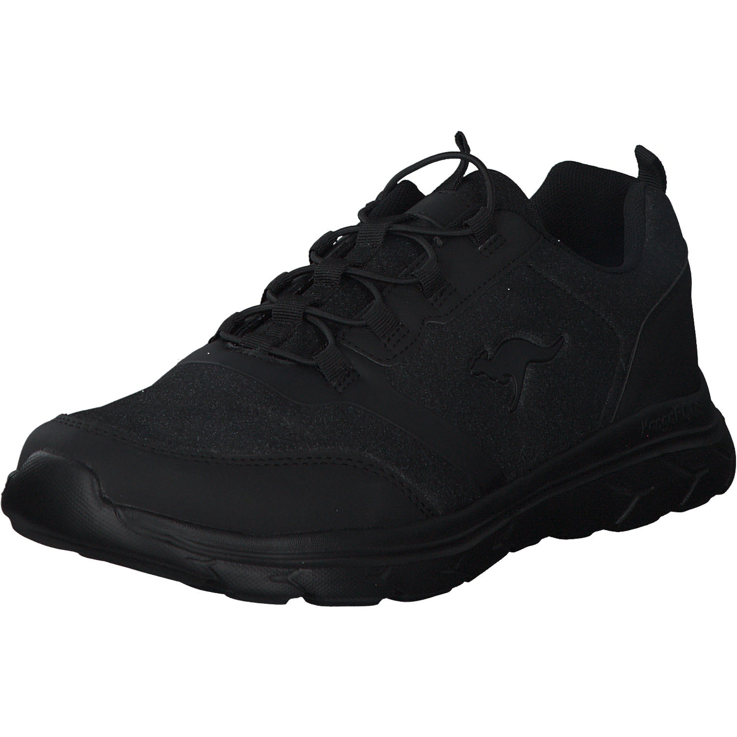 KangaROOS KN-Jessy 39332, Schnürschuhe, Damen, jet black/mono
