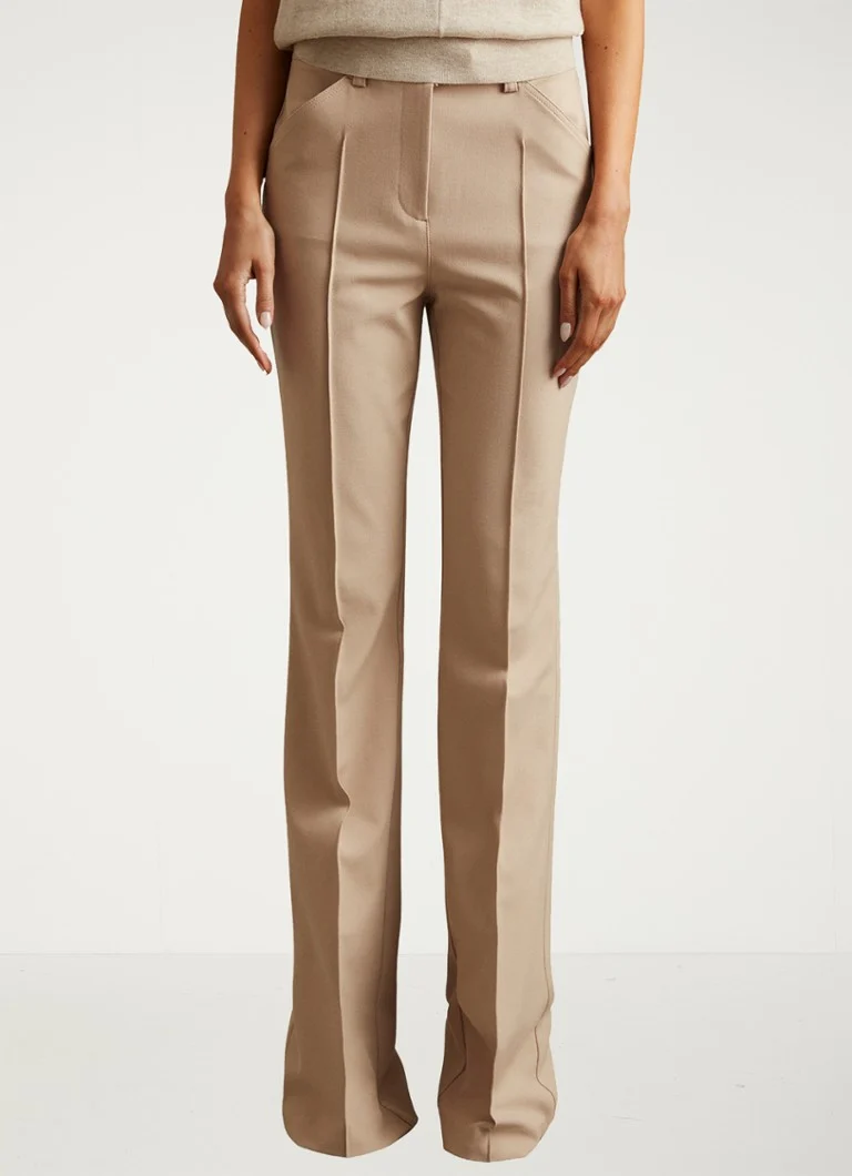 Pantaloni evazați cu talie înaltă Reiss Hadley