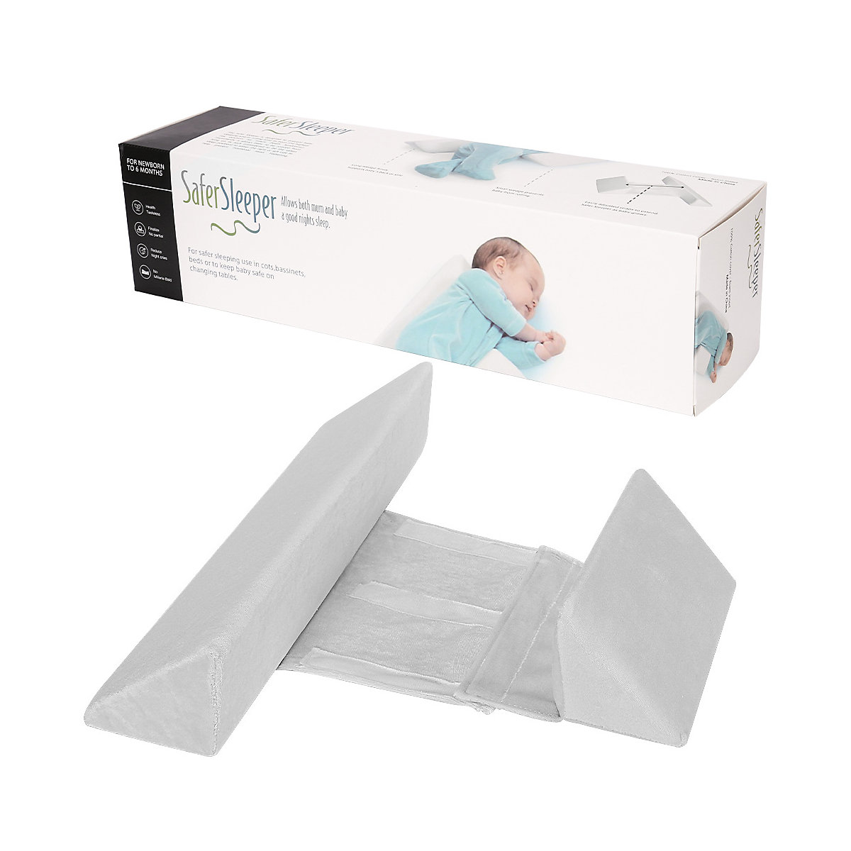 Dreiecks Form Baby Kopfkissen Baby-Schlafhaltung formendes Kopfkissen