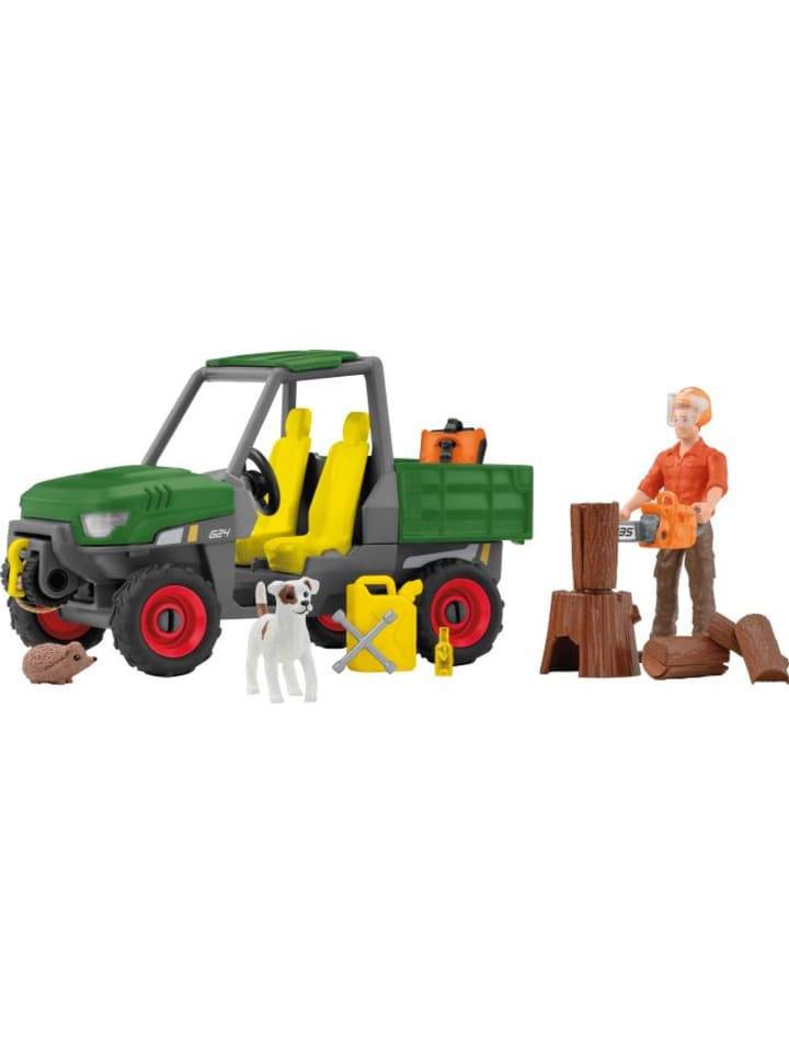 Schleich Farm World Waldbauer mit Fahrzeug in Mehrfarbig ab 3 Jahre günstig kaufen onesize