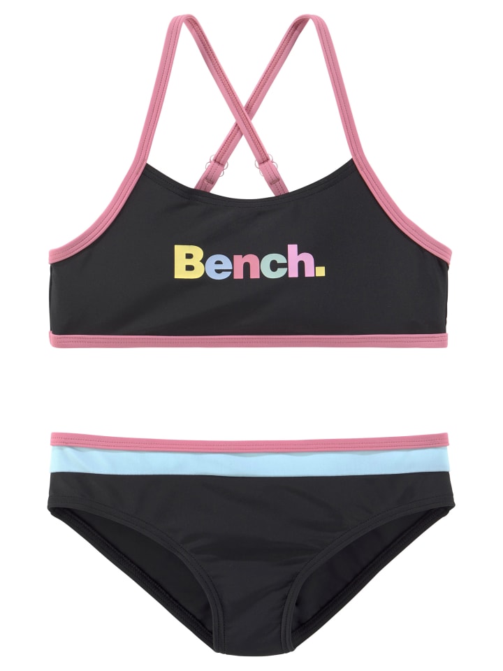 Bench Bustier-Bikini in schwarz günstig kaufen