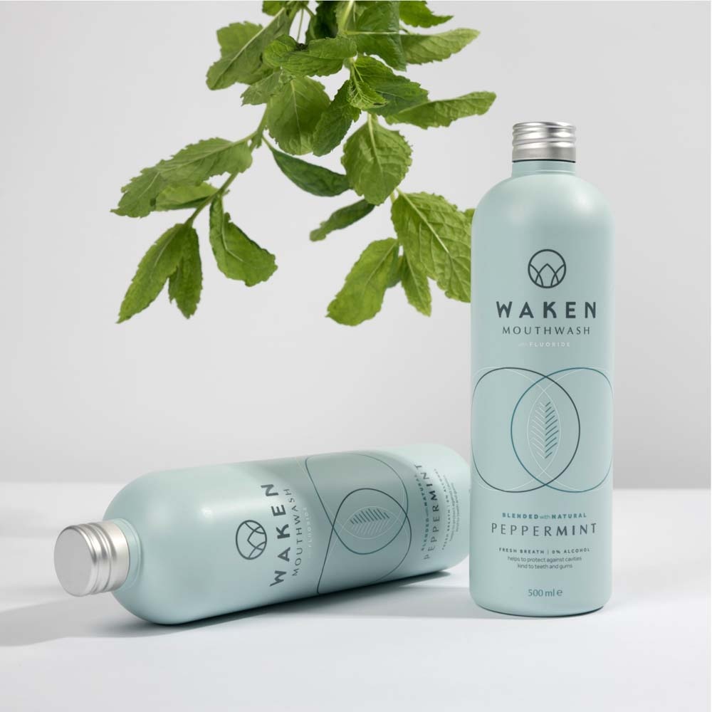 waken Bain de bouche PepperMint 500ml Bain de bouche
