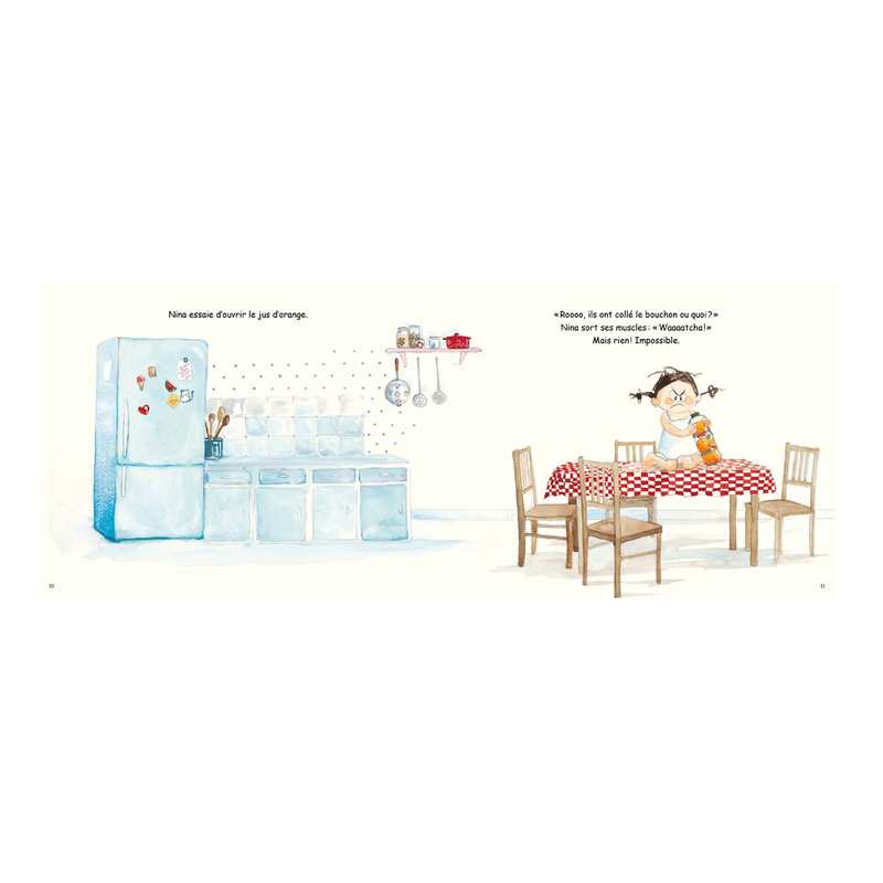 Livre Nina en colère - L'école des loisirs