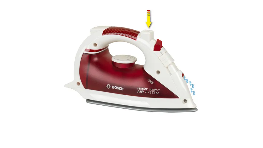 Theo Klein 6254 Bosch Bügeleisen I Maße: 17 cm x 7,5 cm x 9,5 cm I Spielzeug für Kinder ab 3 Jahren