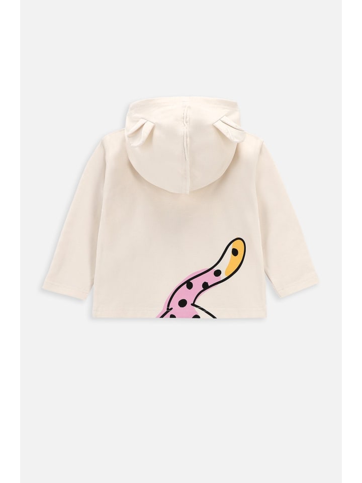 Coccodrillo Sweatshirt mit Reißverschluss in ecru günstig kaufen