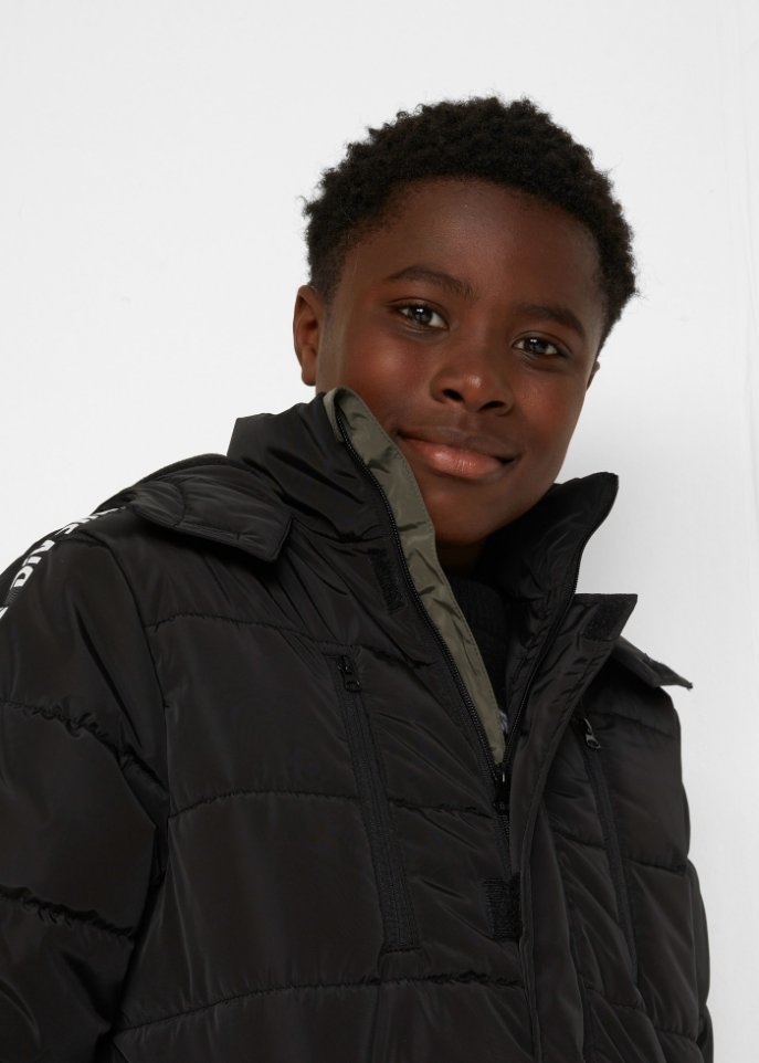 Jungen Winterparka mit Kapuze