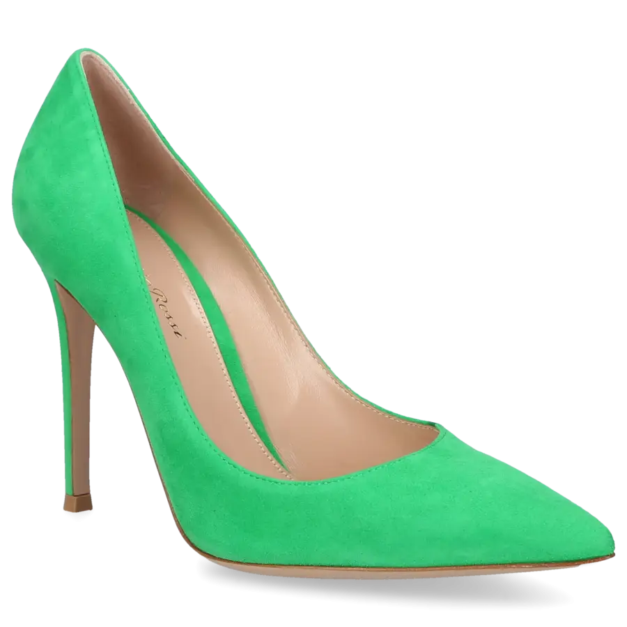 Gianvito Rossi - Pumps GIANVITO 105 Veloursleder - grün