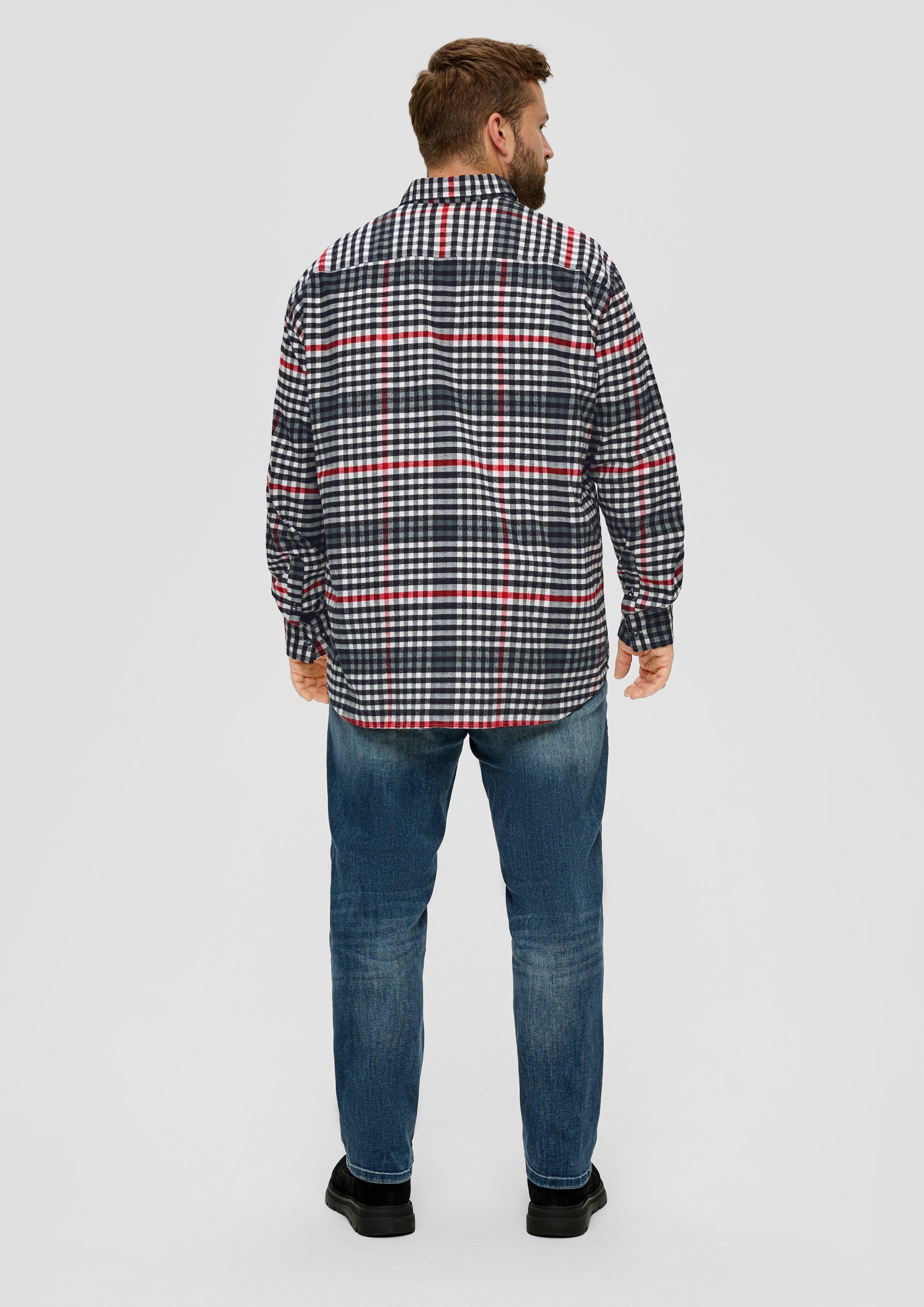 Karohemd aus Baumwollstretch  2139656-01N7