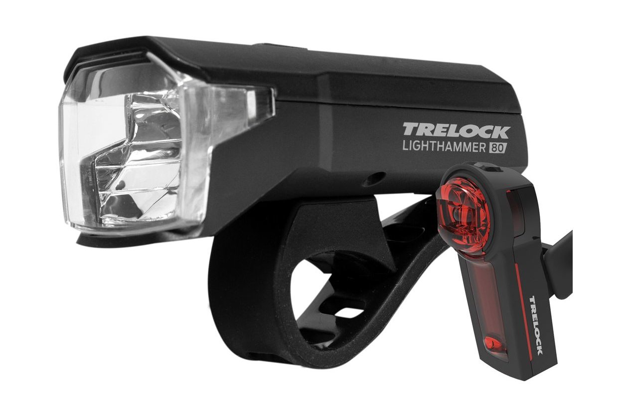 Trelock LS 480 Lighthammer / LS 740 Vector USB Beleuchtungsset StVZO