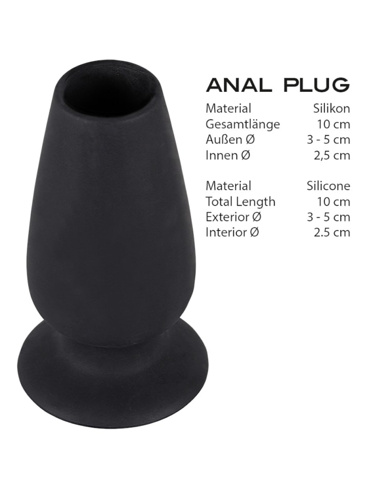 You2Toys Analplug Lust Tunnel M in schwarz günstig kaufen 10 cm