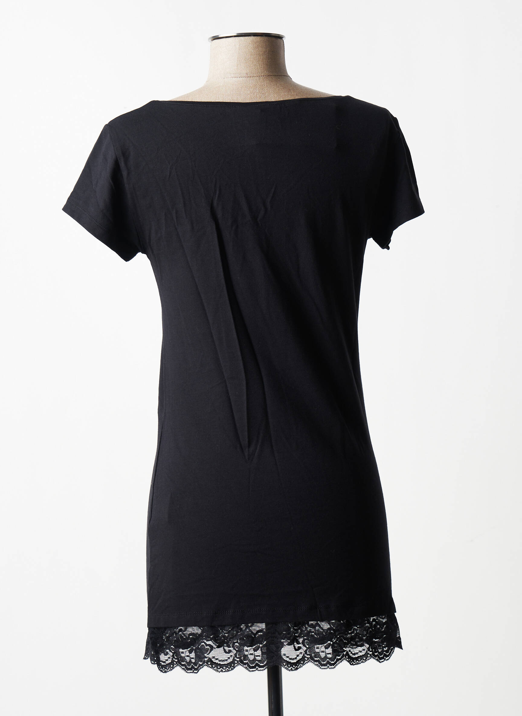 Ichi Tuniquemanchecourte Femme couleur noir