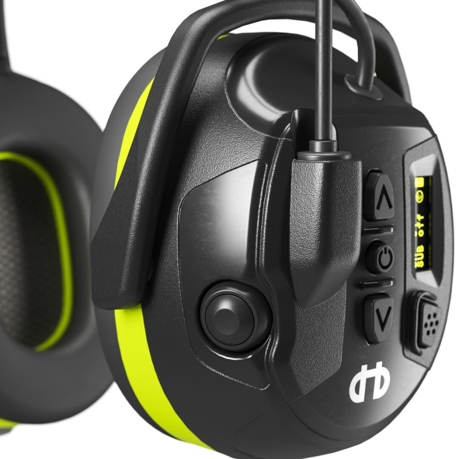 Hellberg 85001-001 Lokalny PMR 446 Nauszniki z pałąkiem na głowę SNR 30 dB Komunikacja dwukierunkowa + LD