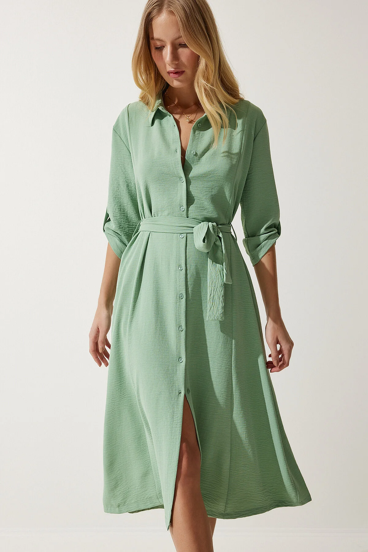 Happiness İstanbul  Kleid - Grün - A-Linie