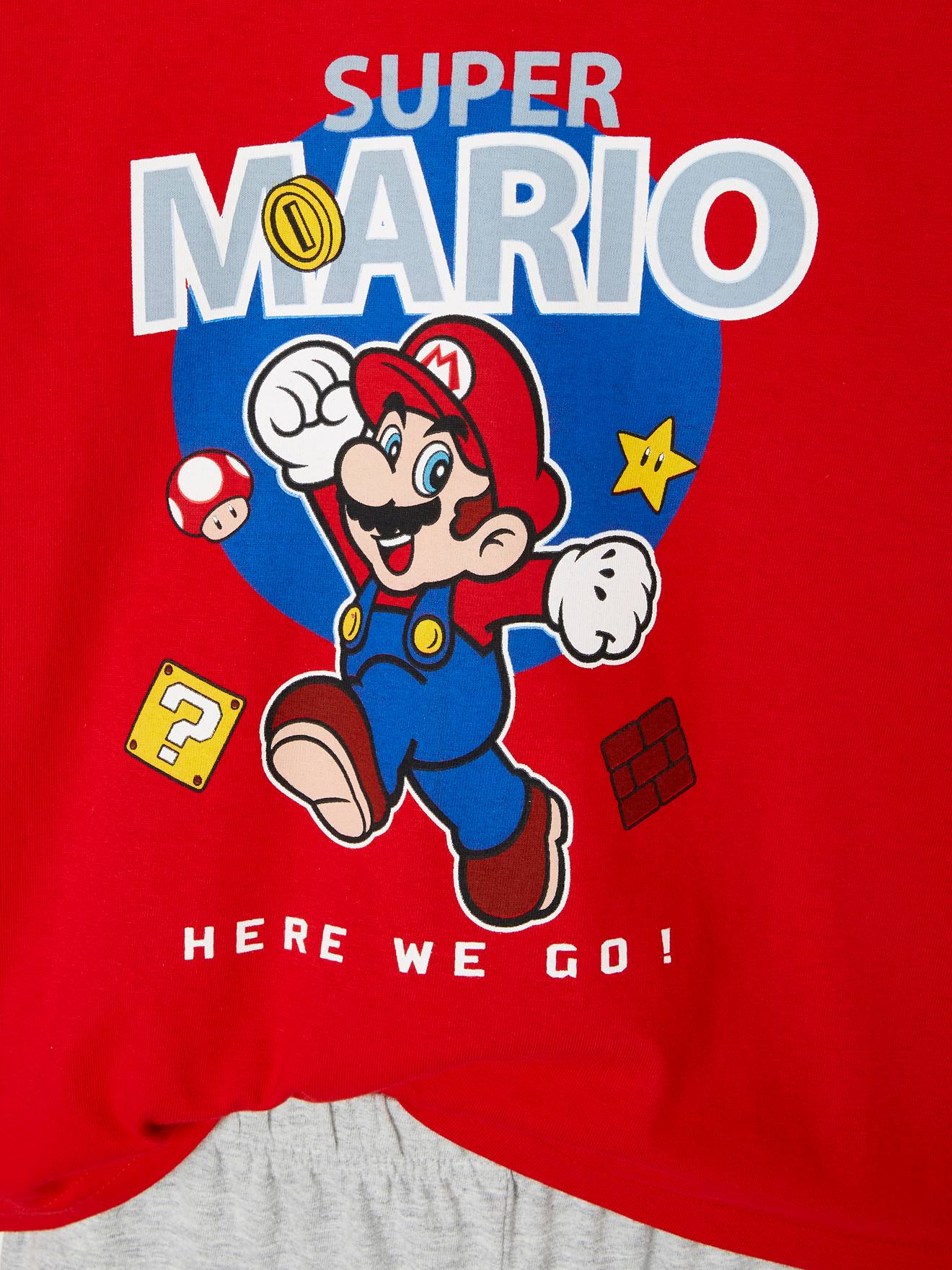Pyjama Garçon Super Mario® haut rouge/bas gris