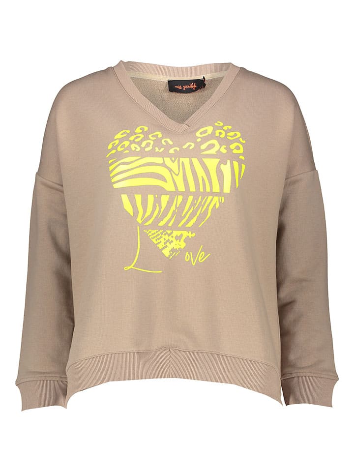 miss goodlife Sweatshirt in Beige günstig kaufen